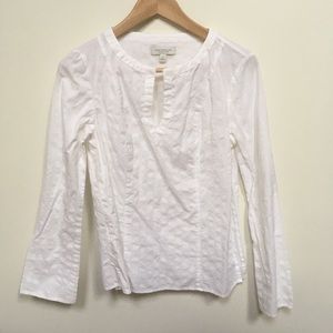 Ann Taylor White Blouse, Size 6